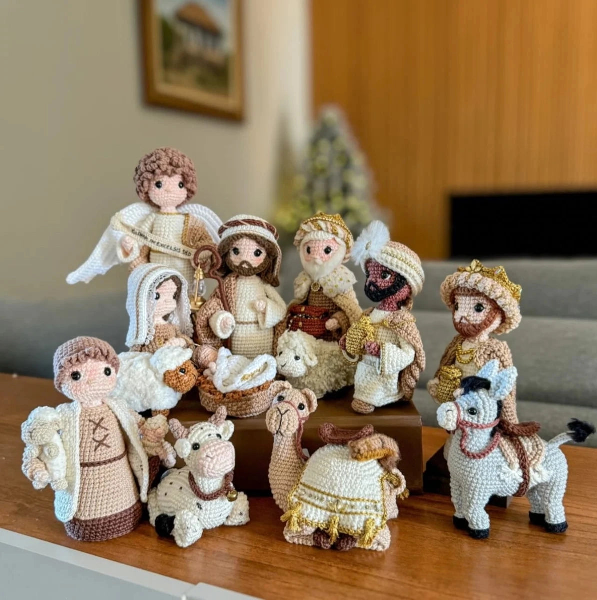 Presépio Sagrado | O Amor que Nasceu em Belém - 12 Itens